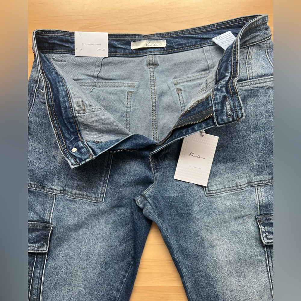 KanCan -Huntsville High Rise Cargo Slim Straight/ Size  30/13 - Picture 11 of 14